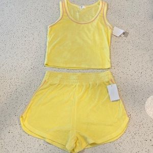NWT BP Terry short and tank set